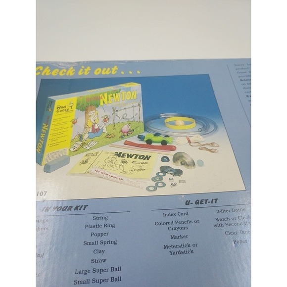 Sir Isaac Newton Science & The Notion Of Motion The Wild Goose Company Kid Game - Picture 12 of 12